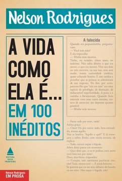 Cover A vida como ela é... em 100 inéditos (eBook, ePUB)