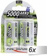 6x2 Ansmann maxE NiMH Akku Mono D 5000... - Bild 1