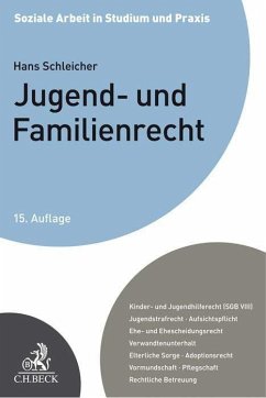 Jugend- und Familienrecht - Schleicher, Hans;Küppers, Dieter;Rabe, Annette
