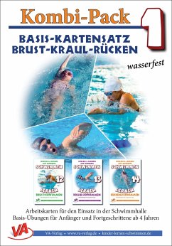 Basis-Kartensatz Brust-Kraul-Rücken, wasserfest - Aretz, Veronika