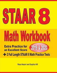 Cover STAAR Grade 8 Math Workbook 2019 & 2020