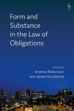 Cover Form and Substance in the Law of Obligations (eBook, PDF)