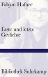Erste und letzte Gedichte (eBook, ePUB) - Bild 1