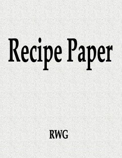 Recipe Paper - Rwg