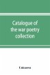Catalogue of the war poetry collection - Bild 1
