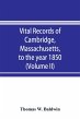 Vital records of Cambridge,... - Bild 1
