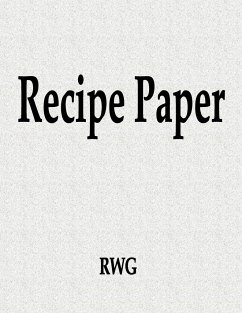 Recipe Paper - Rwg