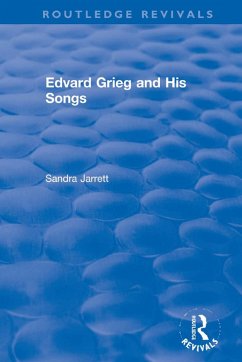 Cover Edvard Grieg and His Songs (eBook, ePUB)