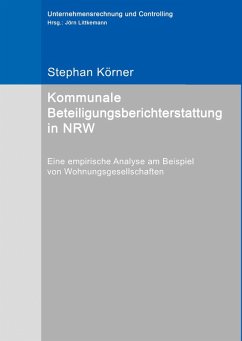 Kommunale Beteiligungsberichterstattung in NRW (eBook, PDF)