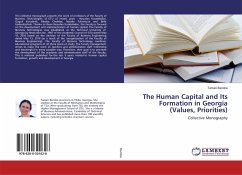 The Human Capital and Its Formation in Georgia (Values, Priorities)