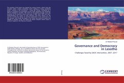 Governance and Democracy in Lesotho - Pherudi, Mokete