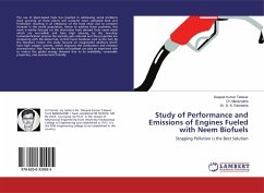 Study of Performance and Emissions of Engines Fueled with Neem Biofuels