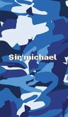 Blue Camouflage Sir Michael creative journal