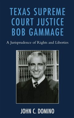 Cover Texas Supreme Court Justice Bob Gammage (eBook, ePUB)