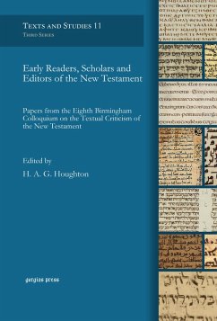 Early Readers, Scholars and Editors of the New Testament (eBook, PDF)