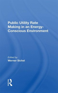 Cover Public Utility Rate Making In An Energy Conscious Environment (eBook, ePUB)