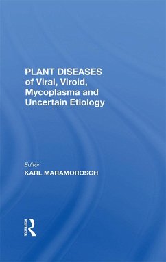 Cover Plant Diseases Of Viral, Viroid, Mycoplasma And Uncertain Etiology (eBook, ePUB)