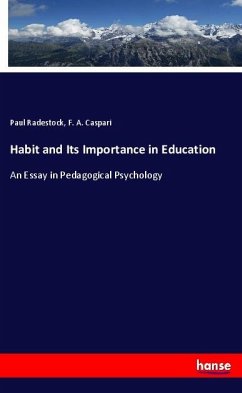 Habit and Its Importance in Education