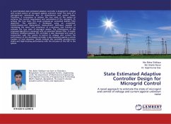 State Estimated Adaptive Controller Design for Microgrid Control