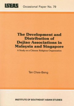 The Development and Distribution of Deijiao Associations in Malaysia and Singapore (eBook, PDF) - Tan, Chee Beng