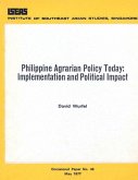 Philippine Agrarian Policy Today (eBook, PDF)