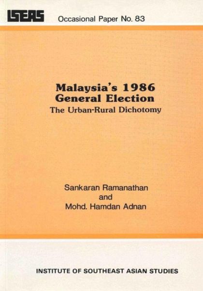 Malaysia's 1986 General Election (eBook, PDF)