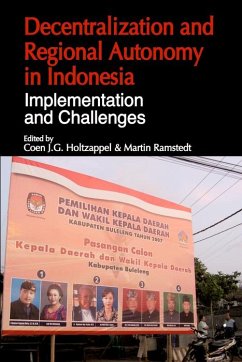 Decentralization and Regional Autonomy in Indonesia (eBook, PDF)