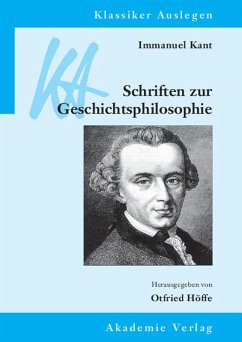 Immanuel Kant: Schriften zur Geschichtsphilosophie (eBook, PDF)