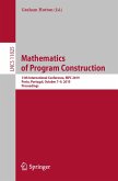 Mathematics of Program Construction (eBook, PDF)