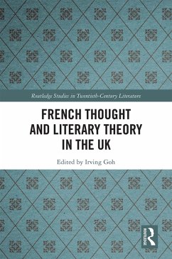 Cover French Thought and Literary Theory in the UK (eBook, ePUB)
