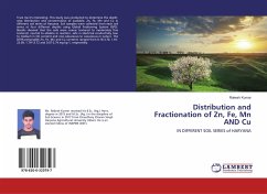 Distribution and Fractionation of Zn, Fe, Mn and Cu