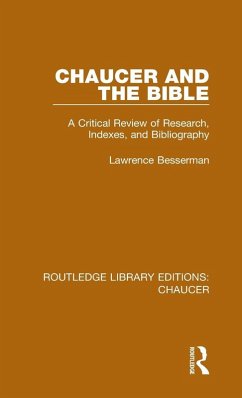 Cover Chaucer and the Bible