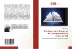 Pratiques de la lecture et de l¿interpretation de textes en FLE