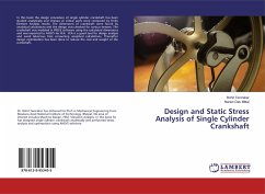 Design and Static Stress Analysis of Single Cylinder Crankshaft