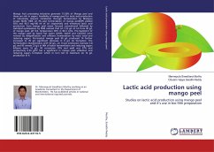 Lactic acid production using mango peel