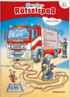 Bunter Rätselspaß: Feuerwehr Cover Bunter Rätselspaß: Feuerwehr