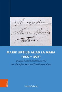 Marie Lipsius alias La Mara (1837-1927) - Suhrcke, Lisbeth