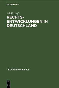 Cover Rechtsentwicklungen in Deutschland (eBook, PDF)