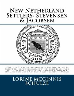 New Netherland Settlers - Mcginnis Schulze, Lorine