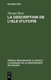 La description de l'isle d'utopie (eBook, PDF)