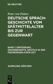 Einführung, Grundbegriffe, Deutsch in der frühbürgerlichen Zeit (eBook, PDF)