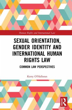 Cover Sexual Orientation, Gender Identity and International Human Rights Law (eBook, PDF)