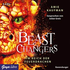 Im Reich der Feuerdrachen / Beast Changers Bd.2 (5 Audio-CDs) - Kaufman, Amie