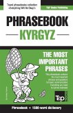 English-Kyrgyz phrasebook and 1500-word dictionary