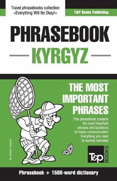 English-Kyrgyz phrasebook and 1500-word dictionary - Taranov, Andrey