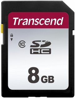 Cover Transcend SDHC 300S 8GB Class 10