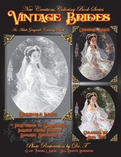 New Creations Coloring Book Series: Vintage Brides - Davis, Brad; Davis, Teresa