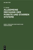Mechanik der Punkte und Punktsysteme (eBook, PDF)