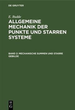 Cover Mechanische Summen und starre Gebilde (eBook, PDF)