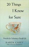 20 Things I Know for Sure (eBook, ePUB)
